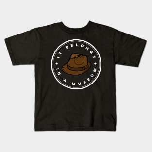 It Belongs in a Museum - Black - Indy Kids T-Shirt